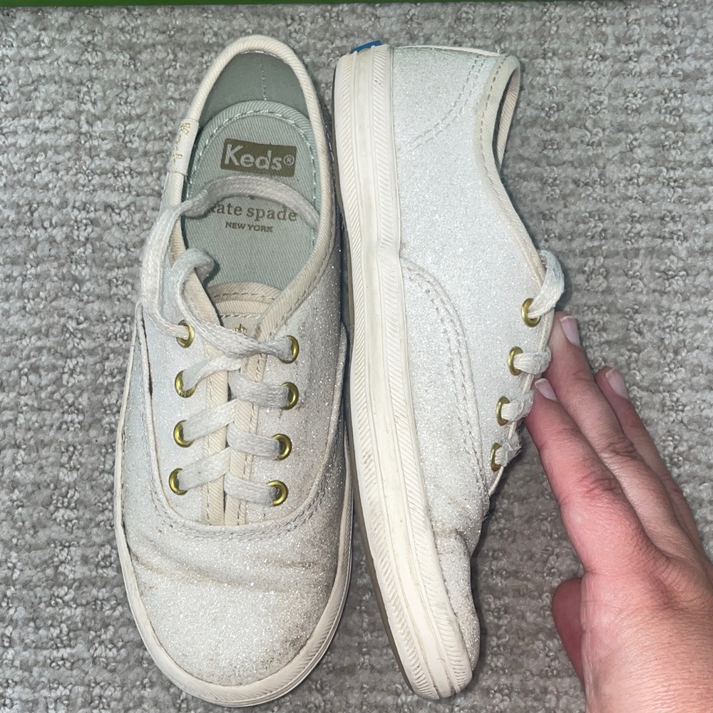 Keds for Kate Spade Kids' Gold Sneakers - Picture 5 of 14